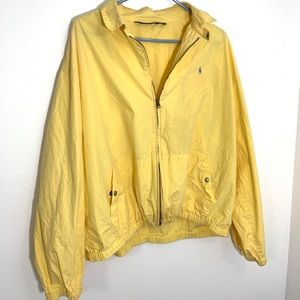 Vintage Yellow Polo by Ralph Lauren Bomber Jacket